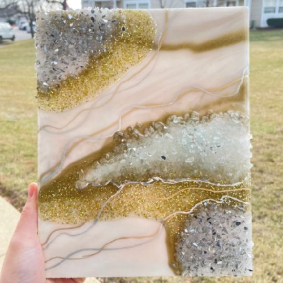 Hand Crafted Other - Resin Art handmade nice for decorate your little place in your home